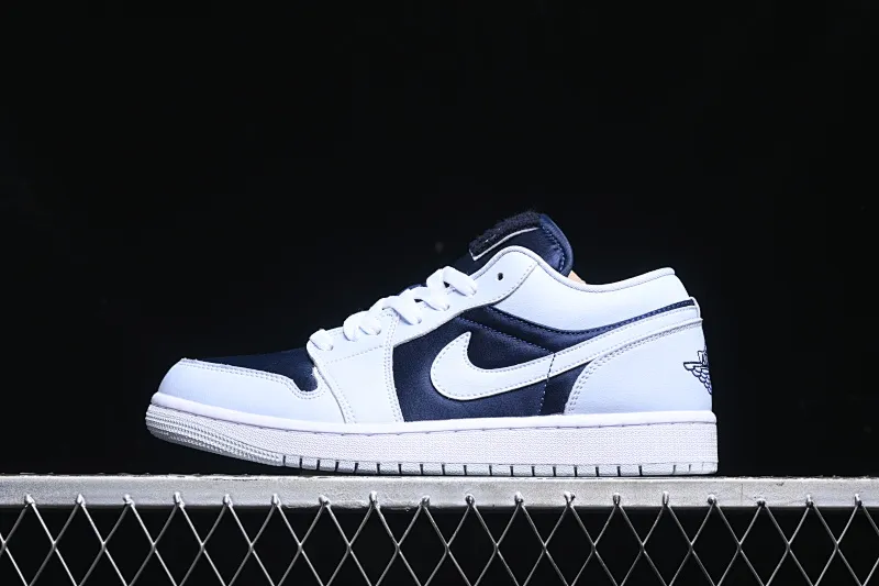 All categories Air Jordan Jordan series basketball shoes Air Jordan 1 Low Air Jordan 1 Low AJ1 Joe 1 silk navy blue low-top cultural casual sneakers FZ8778-044